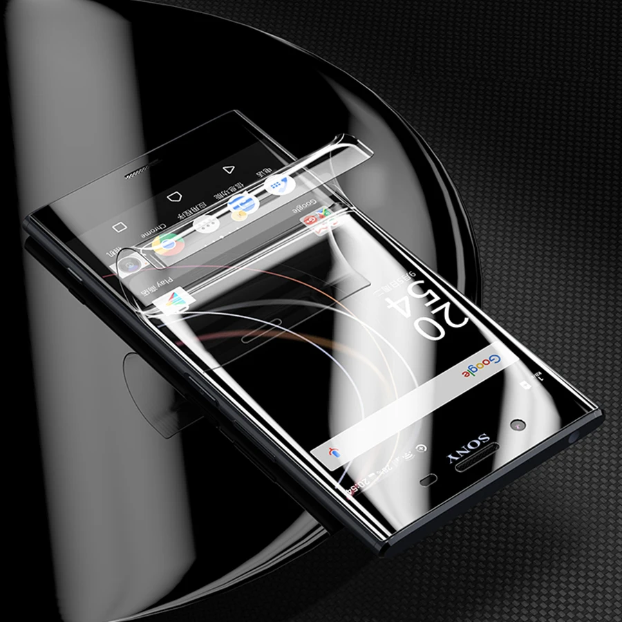 3D полное покрытие Экран протектор для Sony Xperia XZ Премиум XZ1 XA1 XA2 ultra XA X XZ2 компактный