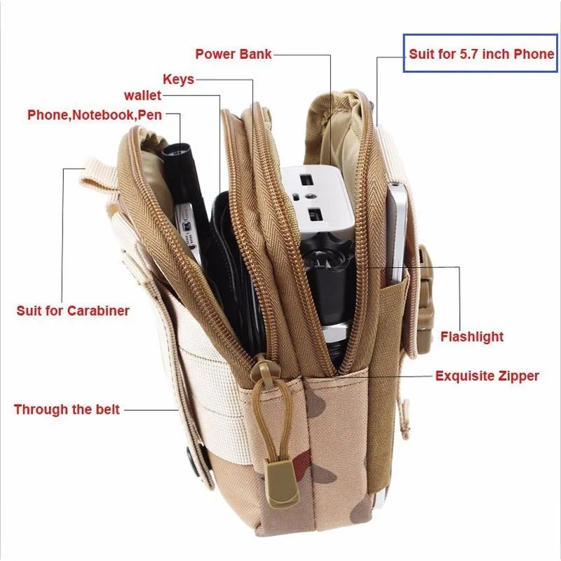 Универсальная военная тактическая кобура поясная сумка чехол для телефона iPhone 7