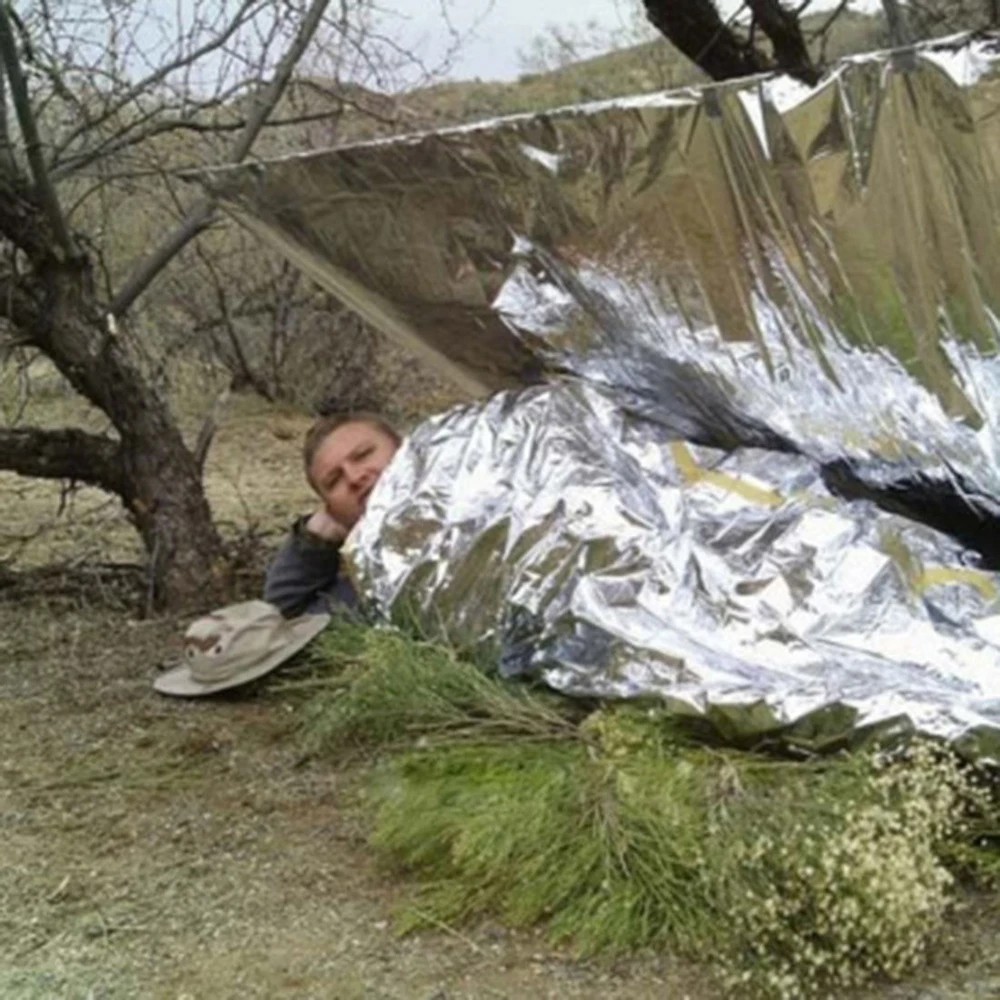 First Aid Sliver Rescue Curtain Military Blanket Outdoor Water Proof Emergency Survival for Car Camping | Автомобили и мотоциклы