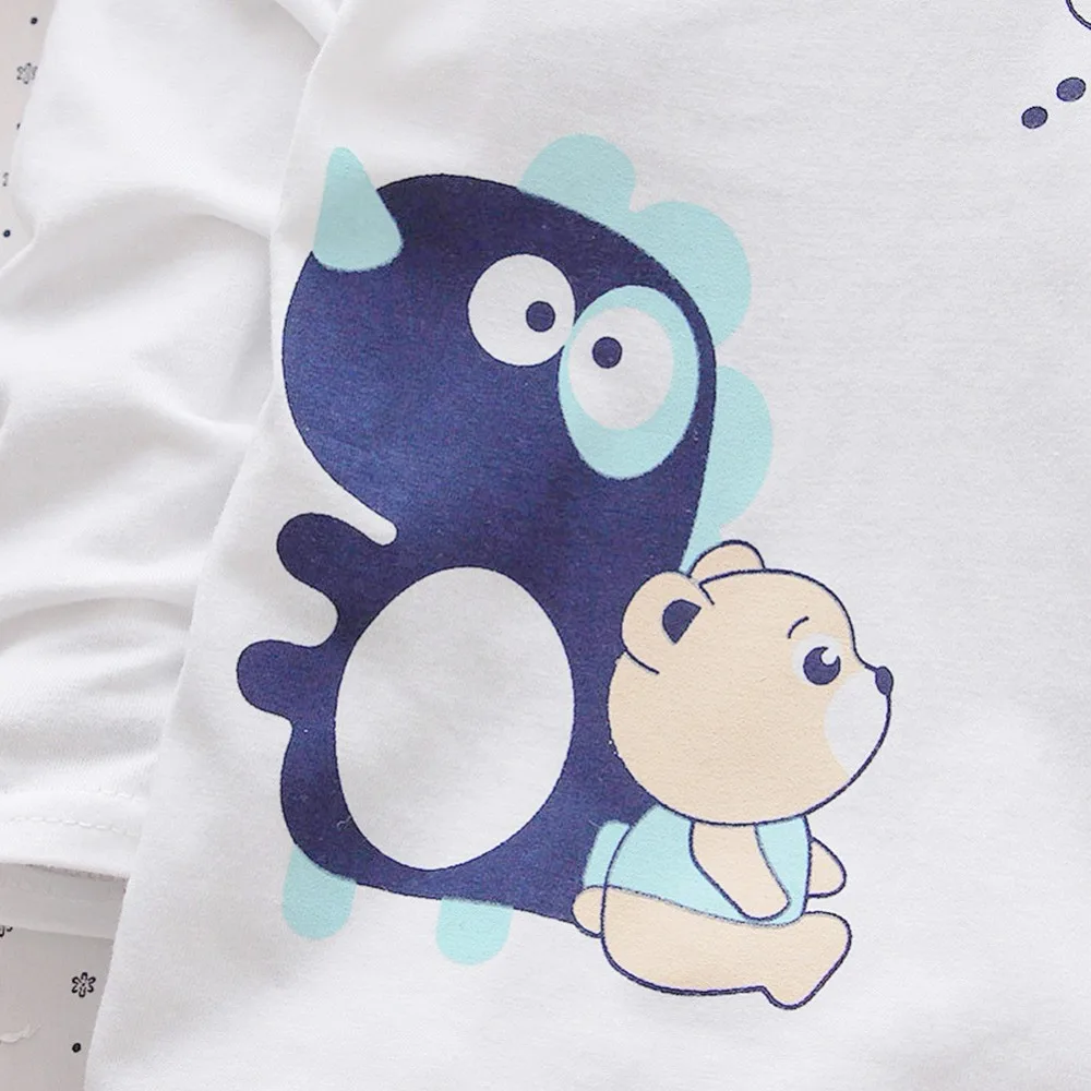 Повседневная хлопковая Футболка с рисунком для мальчиков и девочек сезон осень