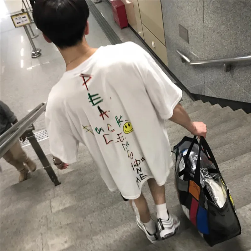 Kpop BIGBANG GD Incheon Aэропорт та же футболка G-Dragon хлопок короткий рукав мода унисекс летние топы