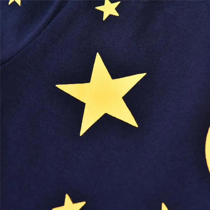 Футболка с длинным рукавом и принтом луны звезд 23 июля | Детская одежда обувь