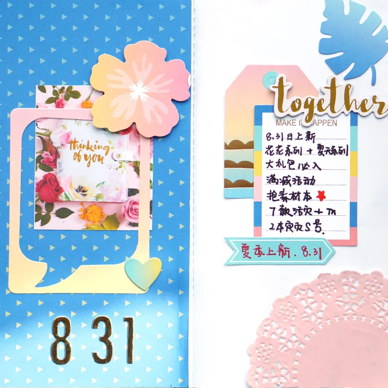 80 шт. Hello Summer сердце фольга золото высечки бумаги для DIY скрапбукинга/Фотоальбом украшения открыток ремесла