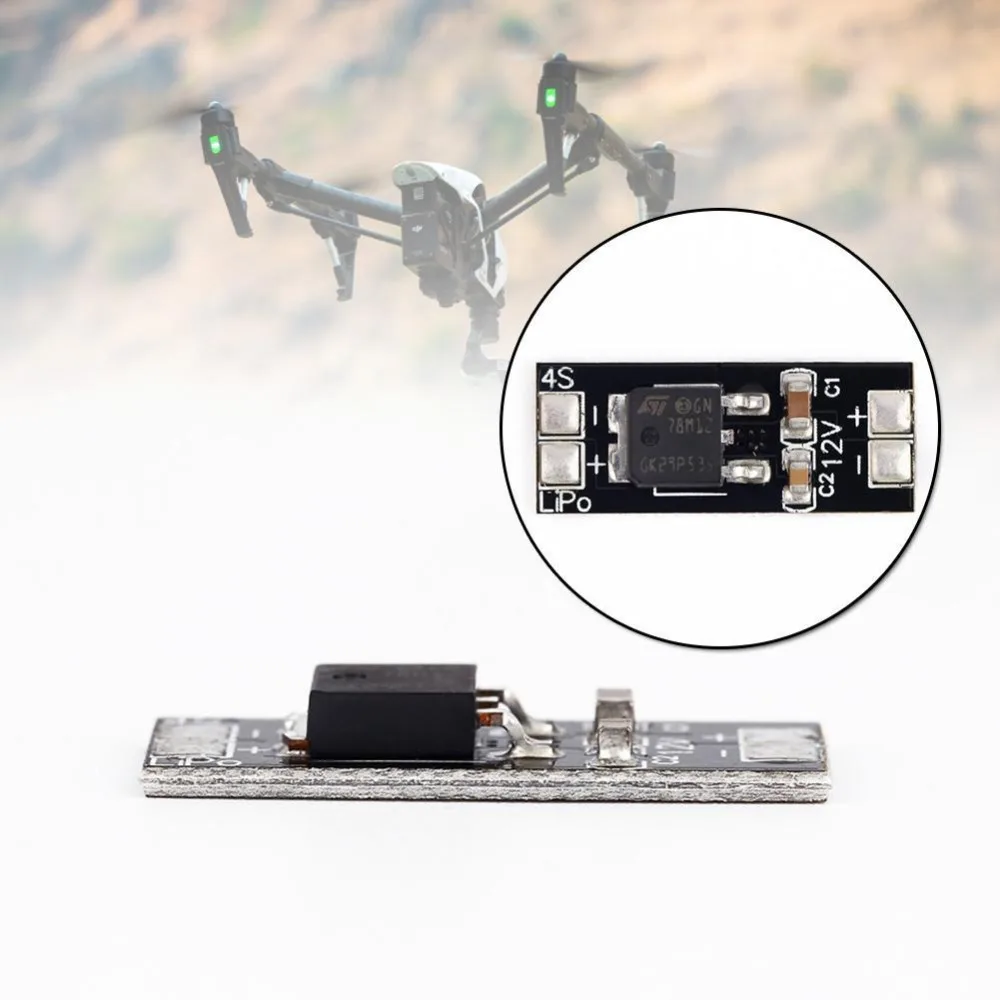 4S Lipo до 12 В линейный регулятор напряжения регулировать модуль для FPV камеры