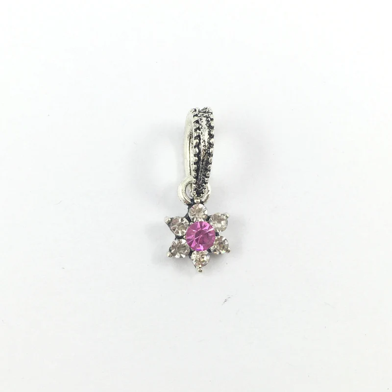 2 шт. подвеска в виде цветка с кристаллами|beads with crystal|charm pandora flowerpandora flower |