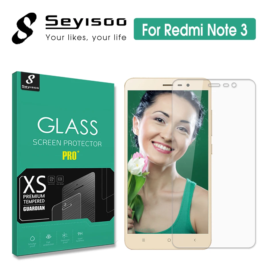 Защитное стекло Seyisoo закаленное для Xiaomi Redmi Note 3 Note3 Pro Prime Xiomi 2.5D 0 мм|tempered glass screen
