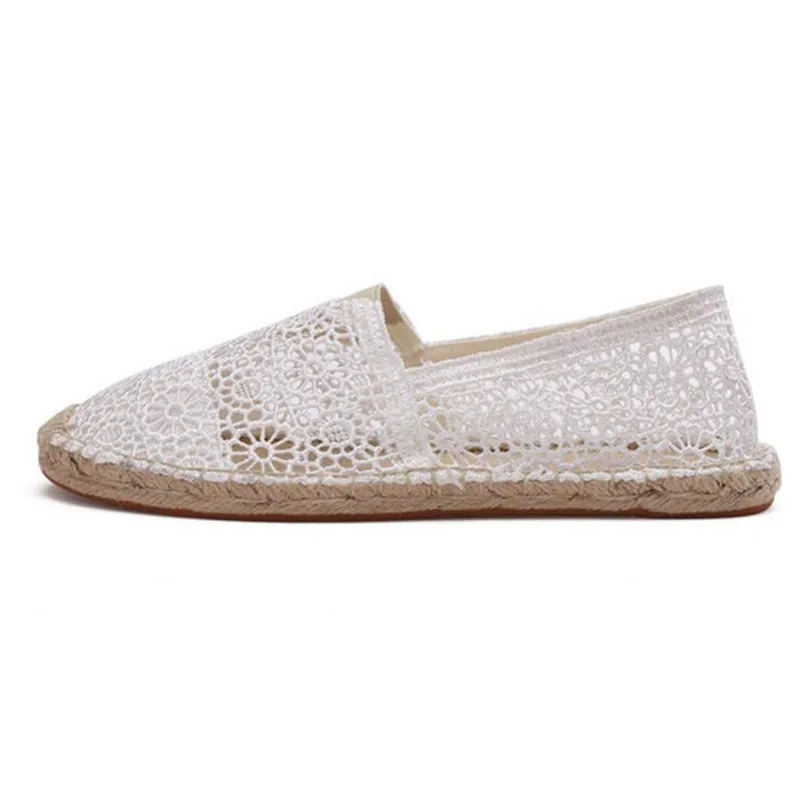 Туфли без каблуков женская повседневная обувь Твердые вышивать эспадрильи