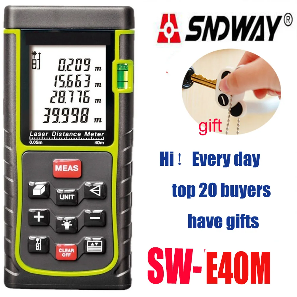 Лазерный дальномер лазерный рулетка цифровая измерительная 150 м 120 100 80 60 40