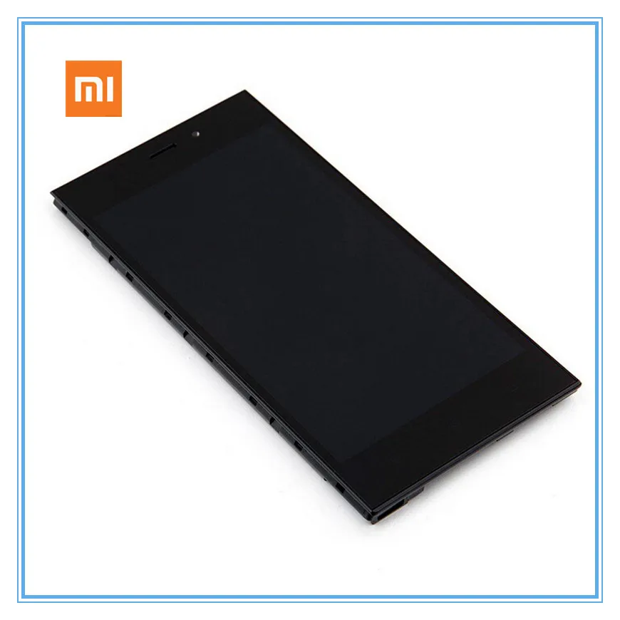 100% Оригинальные Xiaomi mi 3 ЖК-дисплей Дисплей Allparts испытания 5 дюймов ips с Сенсорный