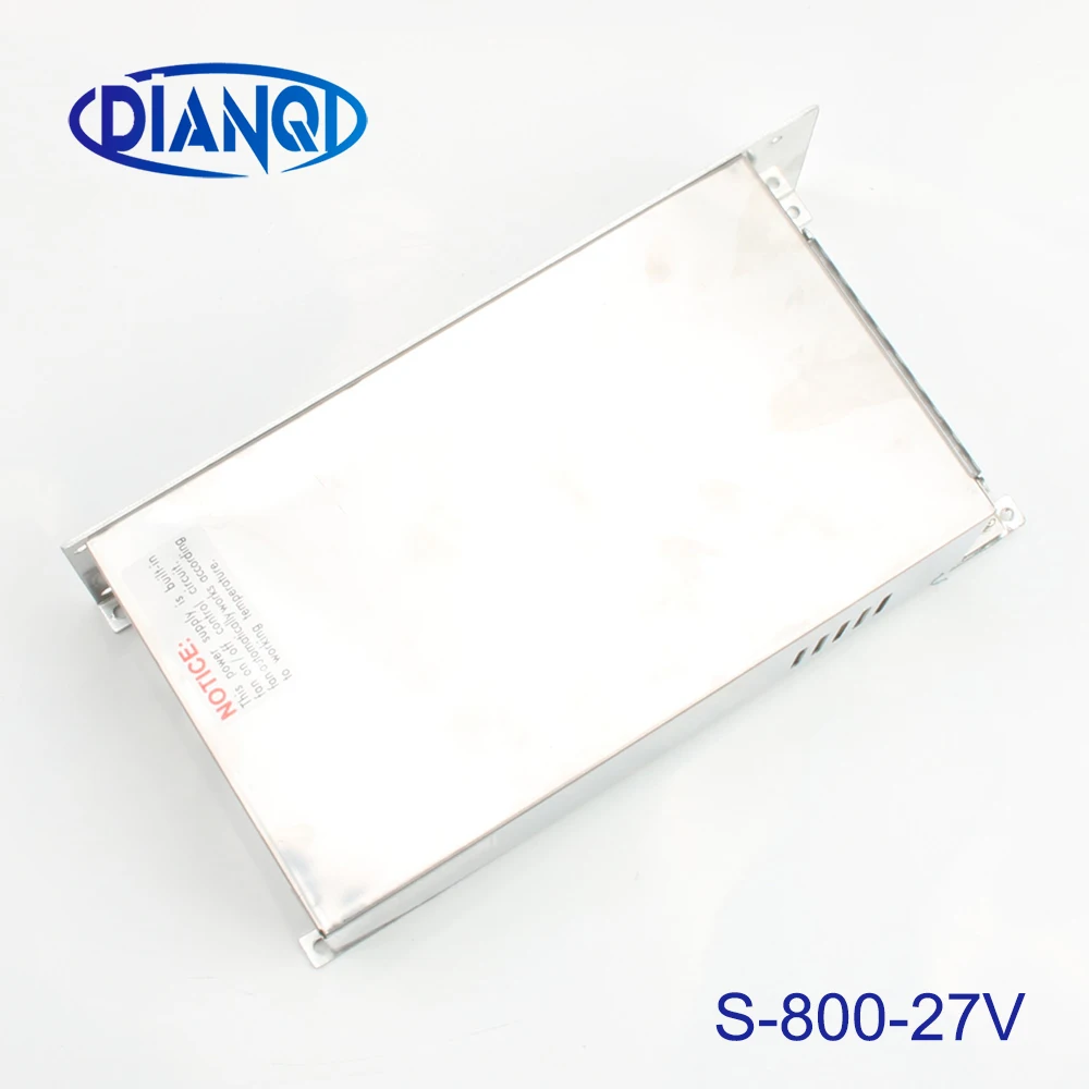

DIANQI power suply 27 в 800 Вт Источник питания переменного тока в постоянный ток вход 110 В 220 В выход 27 в Стандартный преобразователь переменного тока в...
