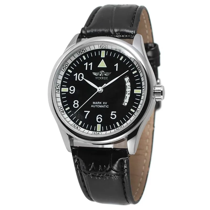 Часы наручные WINNER Мужские механические брендовые Роскошные спортивные