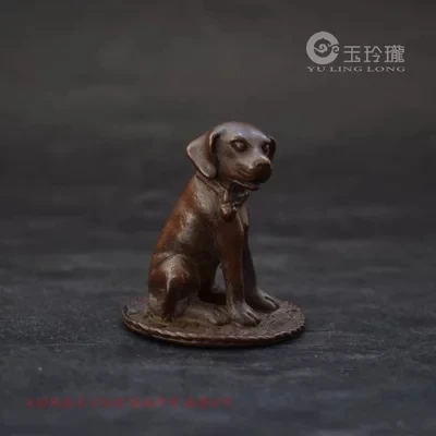 

Pocket (Tea Pet. Dog) Small Ornaments Antique Bronze Sculpture
