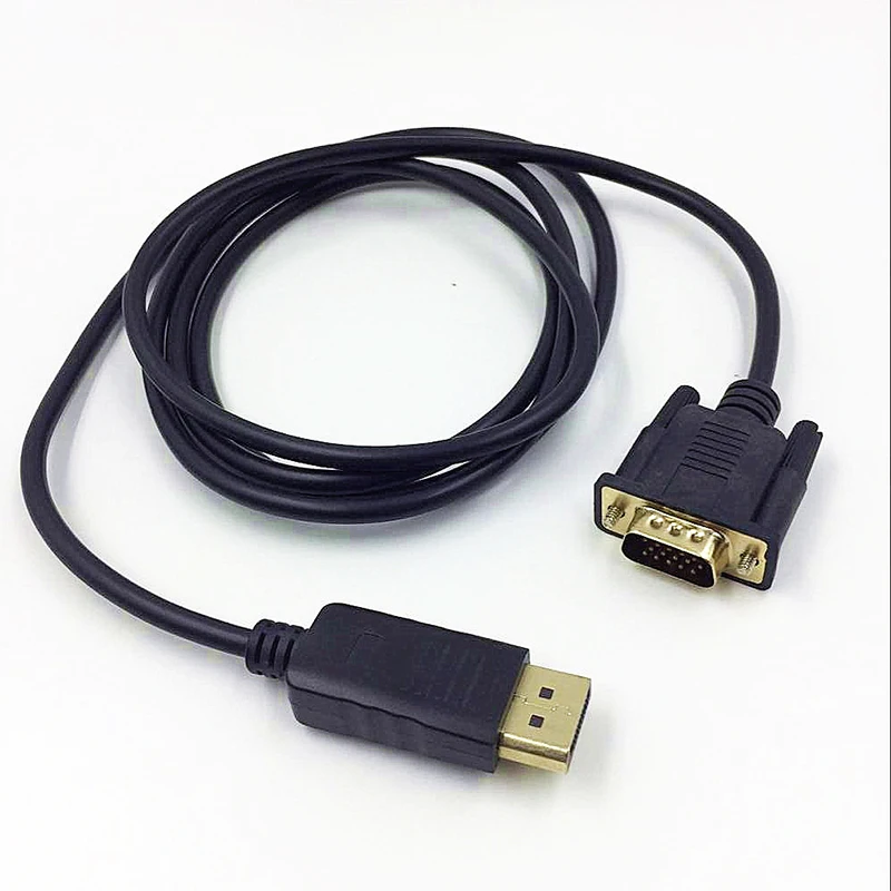 Baolyda 1 8 M Displayport DP To VGA конвертер адаптер 1080p высокий порт дисплея папа к HD-15 Мужской