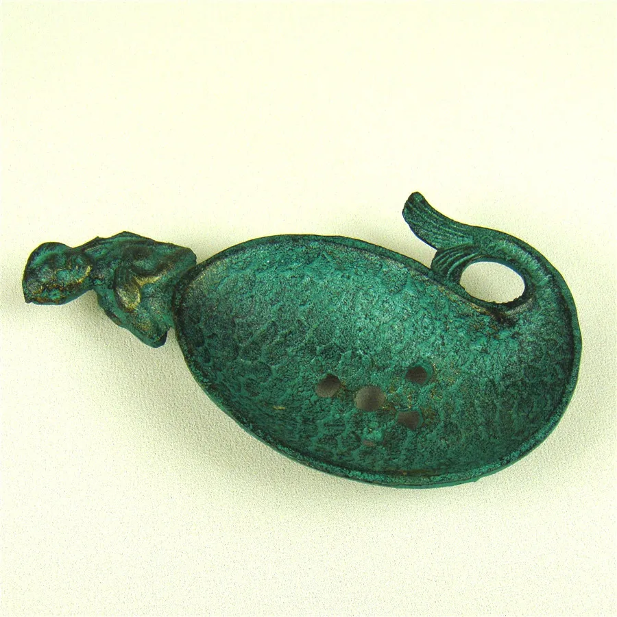 Винтажное медное Мыло русалка Блюдо декоративное железо морская горничная