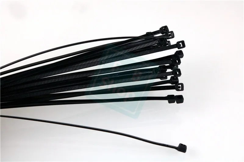 Free shipping 100pcs 3 x80 3*100 3*120 3*150 mm white black winding self locking nylon cable ties | Обустройство дома