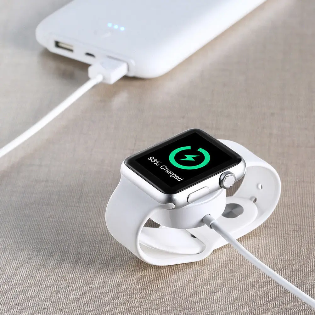 Быстрая магнитный коврик Беспроводной USB часы Зарядное устройство кабель для