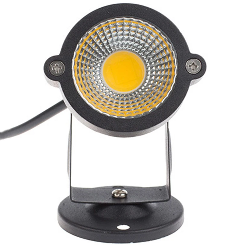 5 Вт Led COB газонные лампы с базой DC 12 В AC 110 220 Наружное освещение IP65