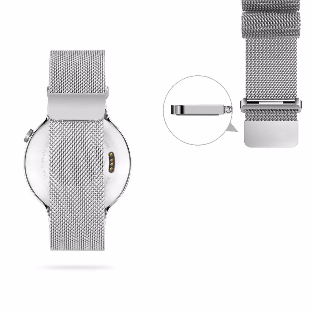 Замена 20 мм Магнитная Петля из нержавеющей стали часы ремешок для Withings сталь HR(40 мм чехол