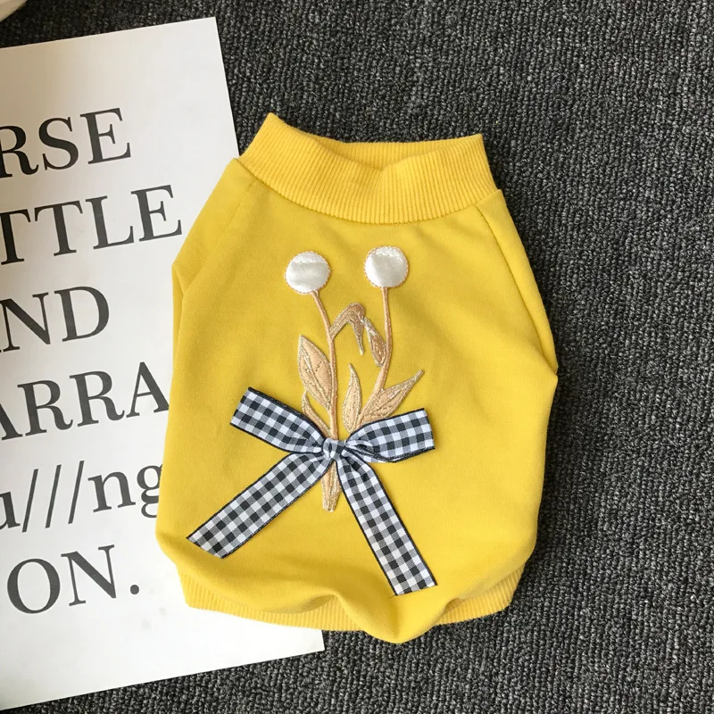 Свитер для чихуахуа на весну одежда домашних питомцев маленьких собак щенков