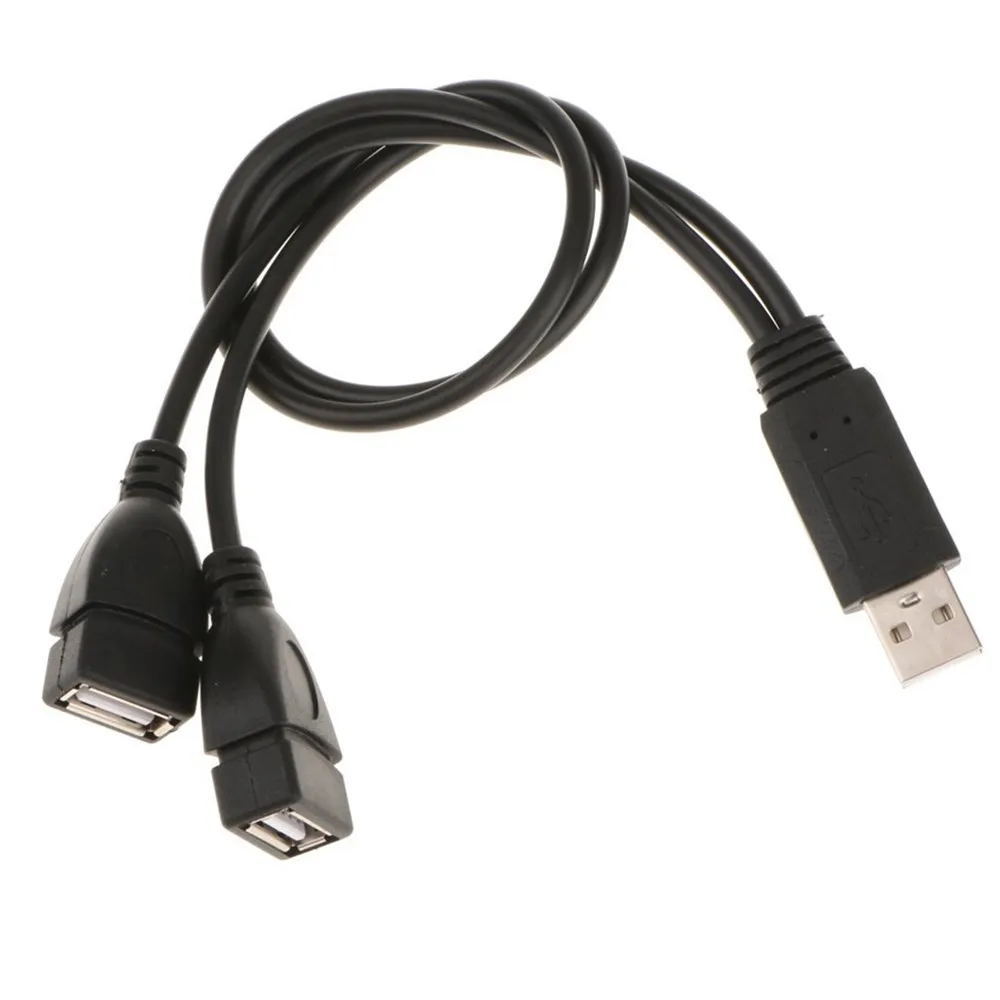 USB 2,0 A папа-2 двойной USB гнездовой разъем Y разветвитель для зарядки и синхронизации данных USB кабель удлинитель USB разветвитель адаптер Усилитель