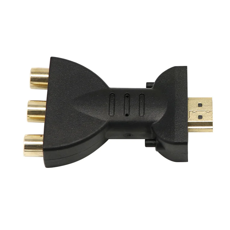 Позолоченный HDMI в 3 RGB RCA видео аудио адаптер AV компонентный преобразователь 720P 1080P цифровой сигнал для HDTV DVD аудио кабель