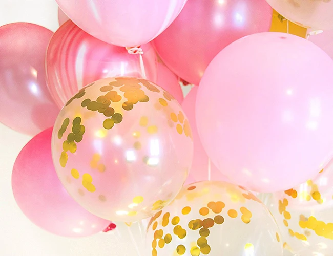Конфетти воздушный шар набор букет (Fine 12 &quot20 шт) Baby Shower День рождения Свадебная