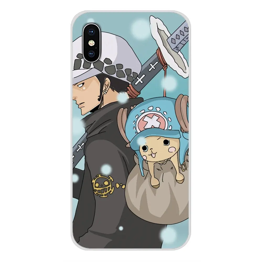Чехлы для телефона с изображением Аниме One Piece luffy Law Chopper Samsung Galaxy S3 S4 S5 Mini S6 S7 Edge S8 S9