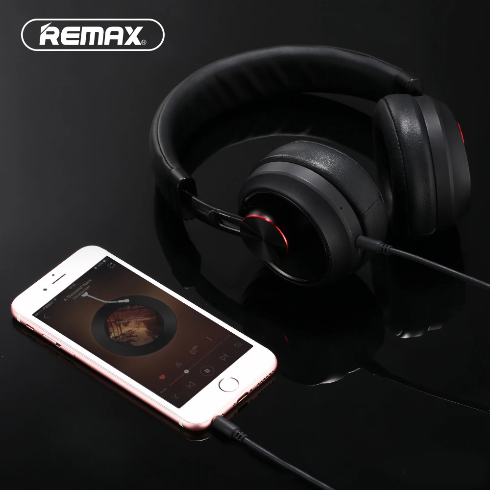 Remax Беспроводная Музыка Bluetooth наушники гарнитура с HD микрофоном шумоподавление