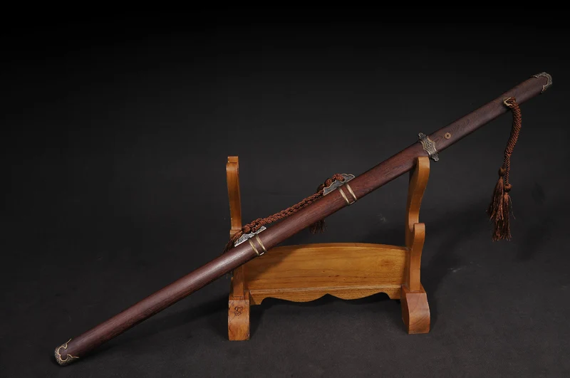 Китайский меч династии Тан прямой 1060 Высокоуглеродистая сталь японский