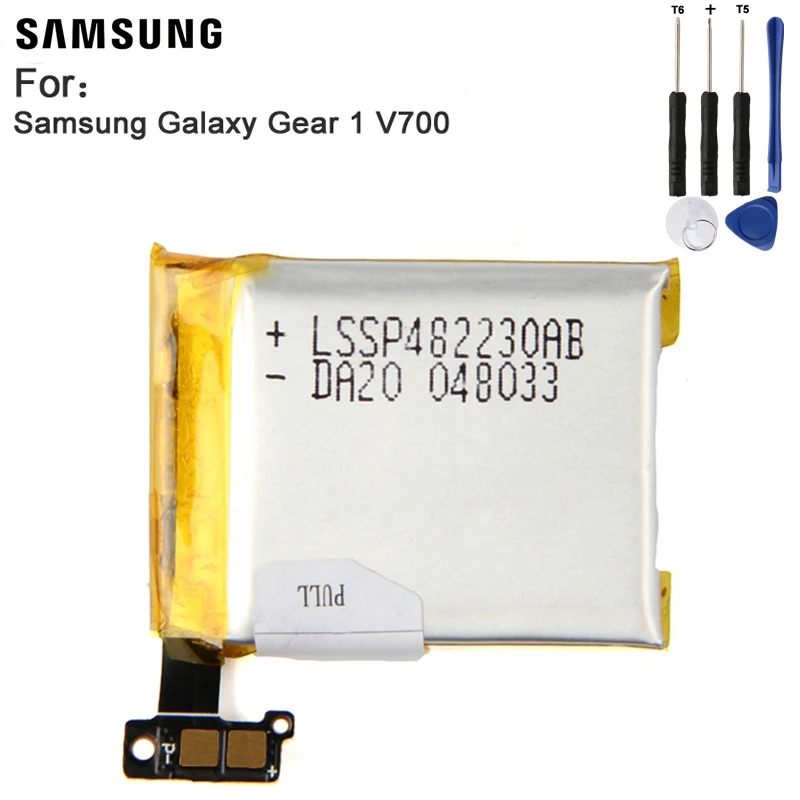 Оригинальный сменный аккумулятор для Samsung Galaxy Gear 1 V700 315 мАч|Аккумуляторы