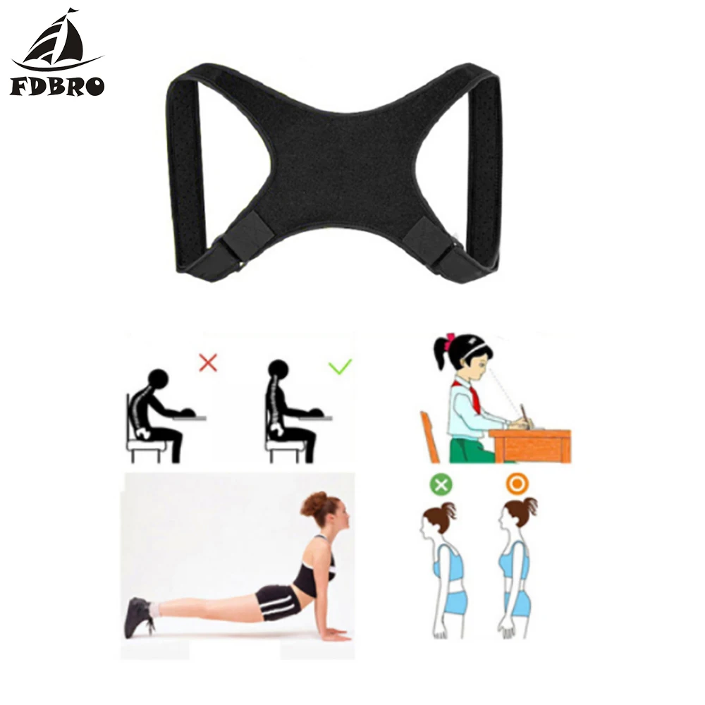 FDBRO Корректор осанки позвоночника Защита спины и плеч коррекция группа Humpback боли