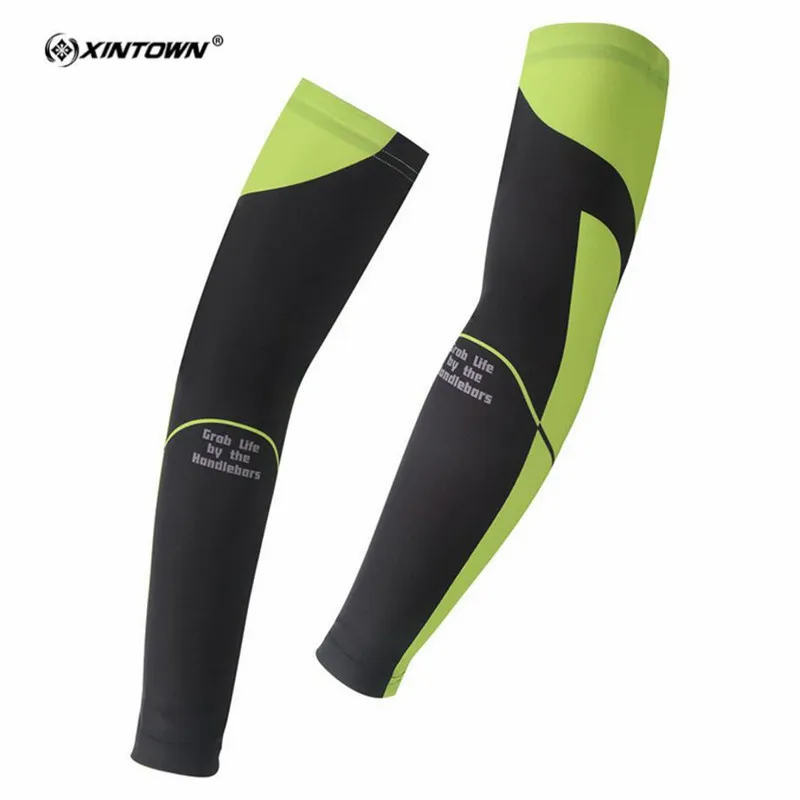 XINTOWN м Велоспорт рукава с принтом Armwarmer MTB велосипед руку теплее УФ-защита