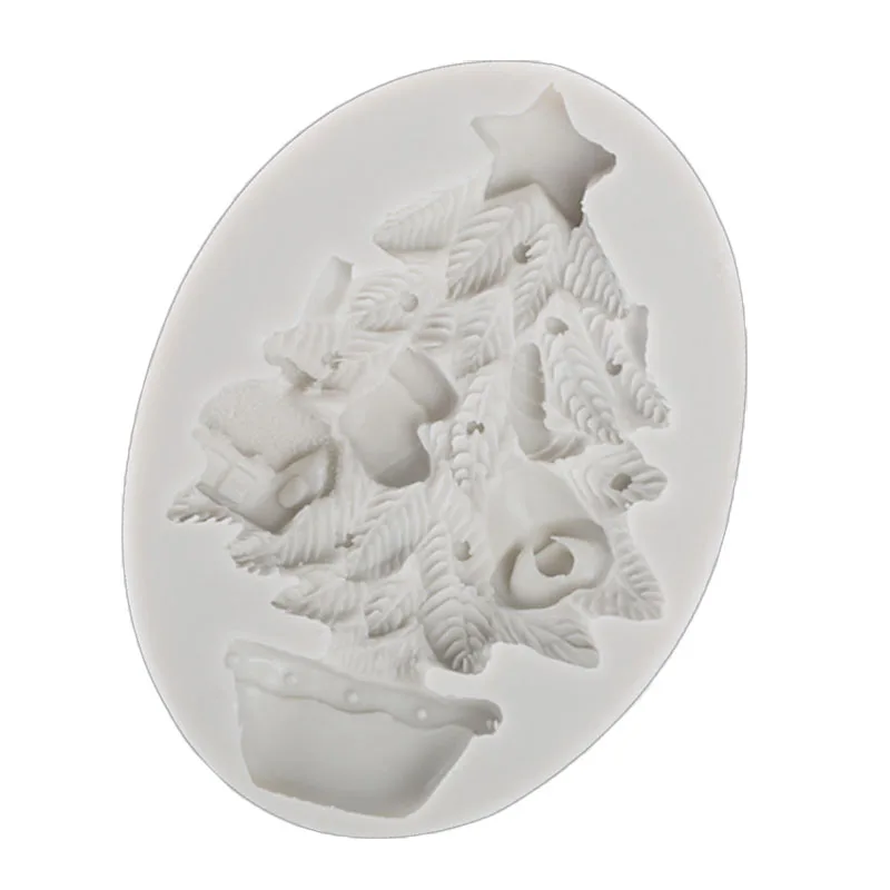 Форма для рождественской елки DIY силиконовая форма жидкого мыла Фондант