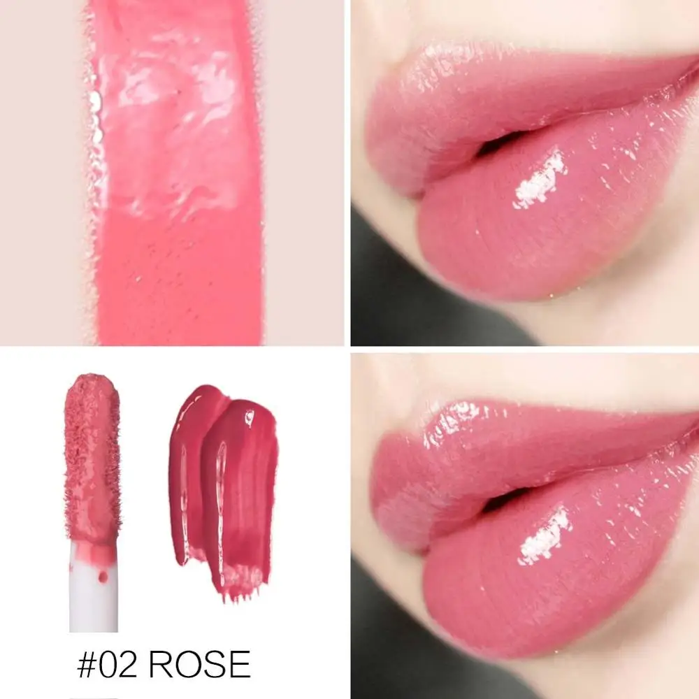 2 SACE LADY Full Lips зеркальный оттеночный блеск для губ телесный 9 цветов долговечный женский влажный блеск Губная Помада Жидкая глазурь для губ Макияж - Цвет: 2