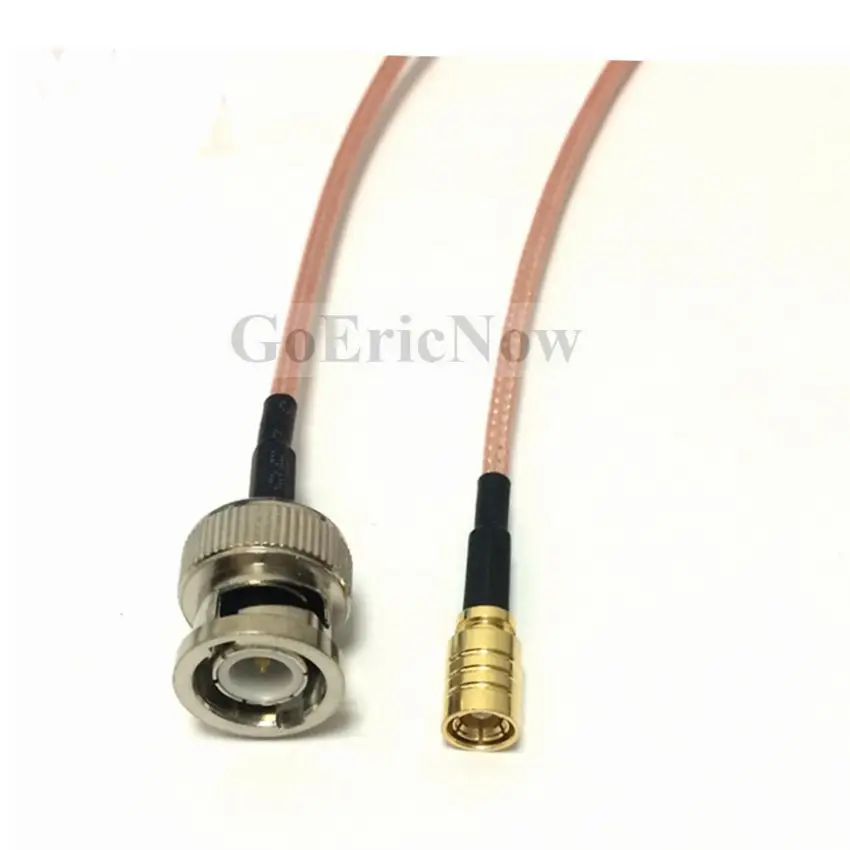 5 шт. RF коаксиальный 50 Ом BNC штекер к SMB разъем кабеля RG316 (50 см)|Соединители| |