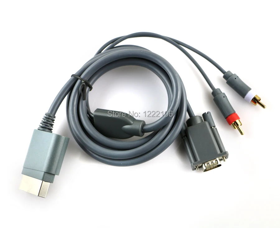 ChengChengDianWan HD High Definition Video Audio HDTV RCA AV VGA PC Monitor Cable Cord Connecter For xbox360 | Электроника