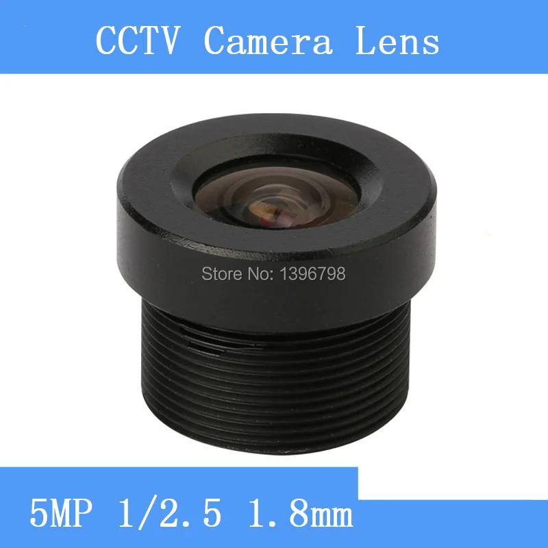 

Камера видеонаблюдения PU'Aimetis, мини HD Объективы 5 МП, 1/2, 2,5 дюйма, 1,8 мм, фиксированные радужные линзы, M12 интерфейс, объектив видеонаблюдения