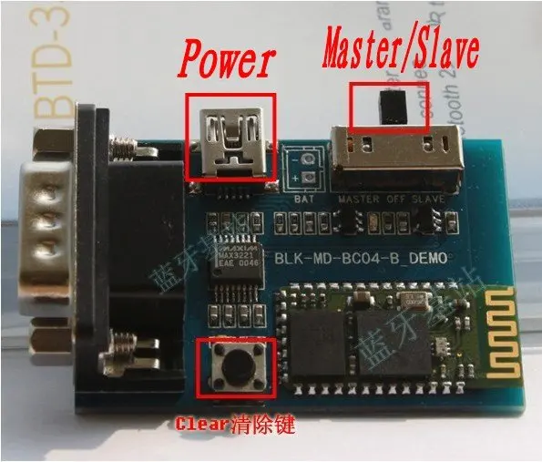 

RS232 Bluetooth Serial Adapter Communication Master-Slave 2 Modes