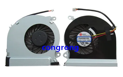 5V 0.55A CPU Computer Notebook Cooling Fan 3 Pins For MSI GE70 MS-1756 MS-1757 Laptop PAAD06015SL N285 New Cooler fan |