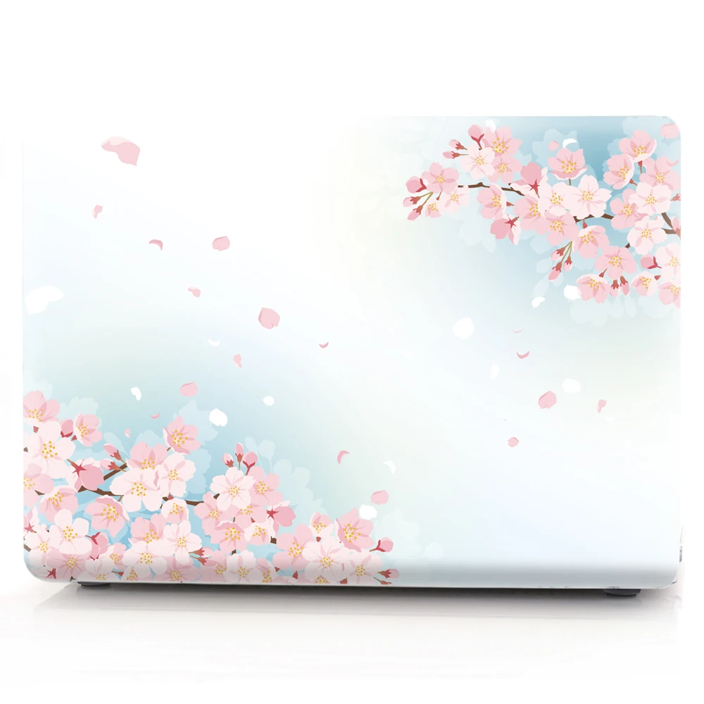 Цветной чехол для ноутбука с цветочным принтом для MacBook Air retina Pro 11 12 13 15 для MacBook New Air 13 с сенсорной панелью New Pro 13 15