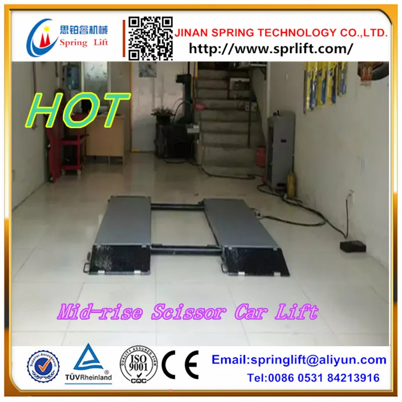 Недорогой портативный автомобильный подъемник Ножничного типа нагрузка 3000 кг 2019