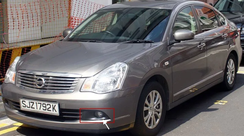 EEMRKE для Nissan Bluebird Sylphy Almera(G11) 2005-2011 9 штук светодиодные галогенные Противотуманные фары для автомобилей 12В 55 Вт противотуманная фара автомобиля-Стайлинг