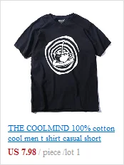 THE COOLMIND, хлопок, короткий рукав, с принтом фукуса, забавная Мужская футболка, повседневная, Круглый ворот, свободная, летняя футболка для мужчин, топы, футболки
