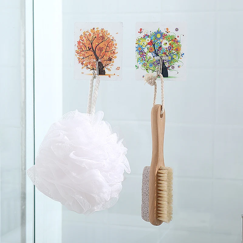 Декоративные крючки для ключей креативные сезонные крепкий клеевой крючок без