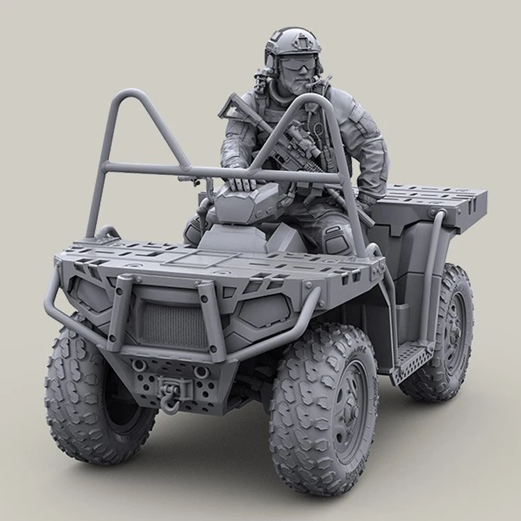 1/35 США спецназ современный вездеход с Mk18 не включает автомобиль полимерную