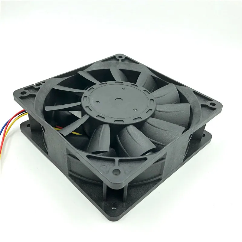 Вентилятор GUNCAIZHU 120 мм pwm 12038 12V 3A 12 см TWOBALL подшипник 120x120x38 супер высокий воздушный