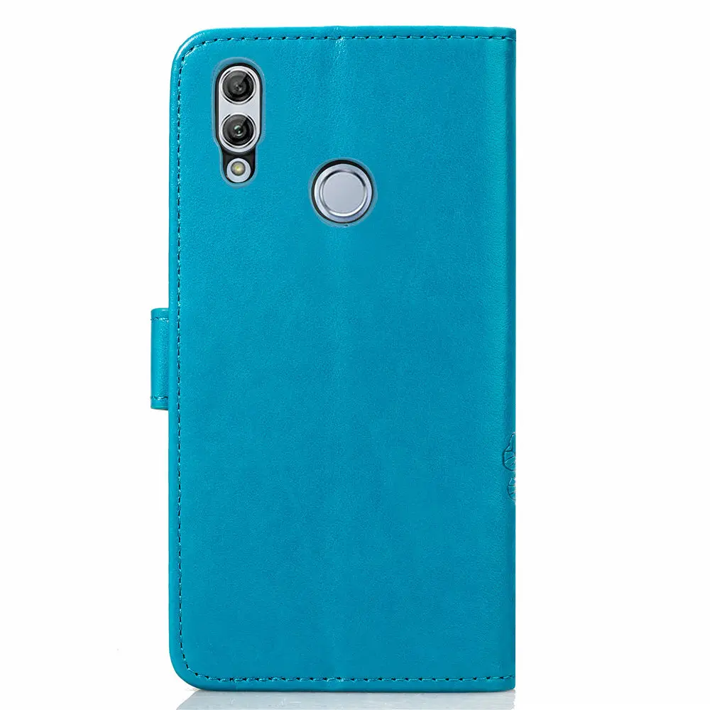 Чехол для Honor 8C 8X 9X 10i с бабочками и цветами кожаный чехол-кошелек телефона Huawei Y5 Y9