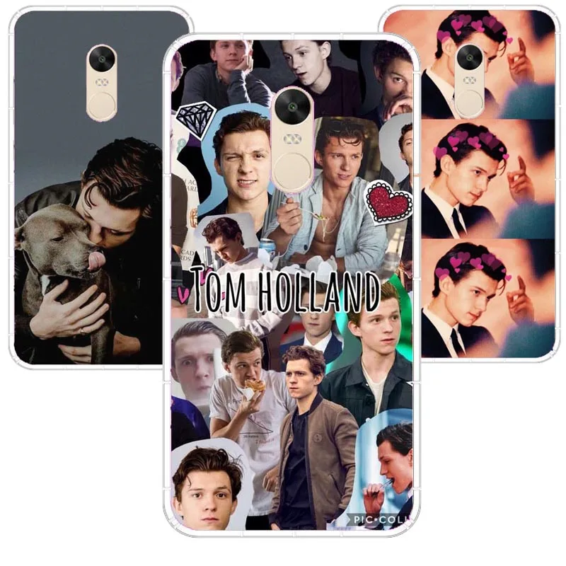 Тонкий силиконовый мягкий чехол для телефона Marvel с изображением Человека-паука