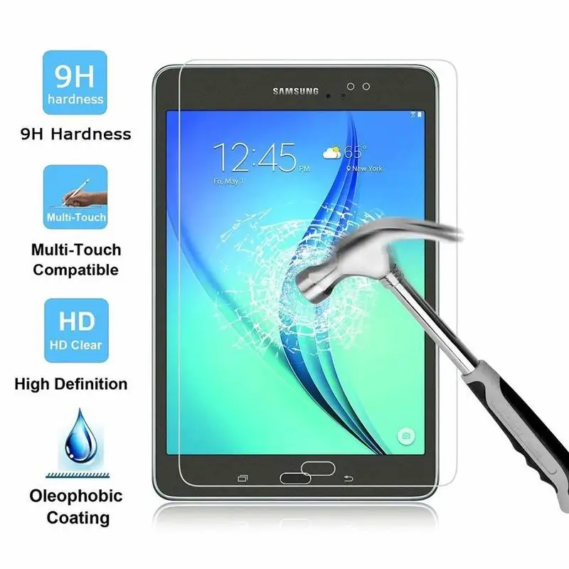Защитный экран для Samsung Galaxy Tab A 9 7 T550 2 шт. закаленное стекло дюйма Защитная пленка