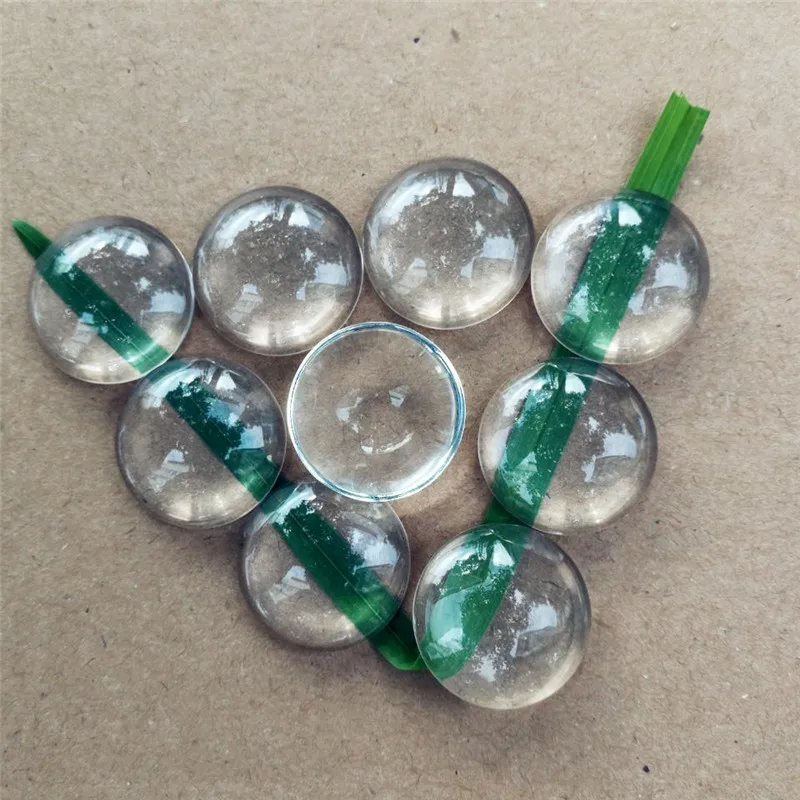Diy ретро аксессуары 50 шт/30 шт 20 мм прозрачные купольные стеклянные кабошоны
